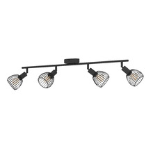 Eglo Sonnino 4-spotskinne sort